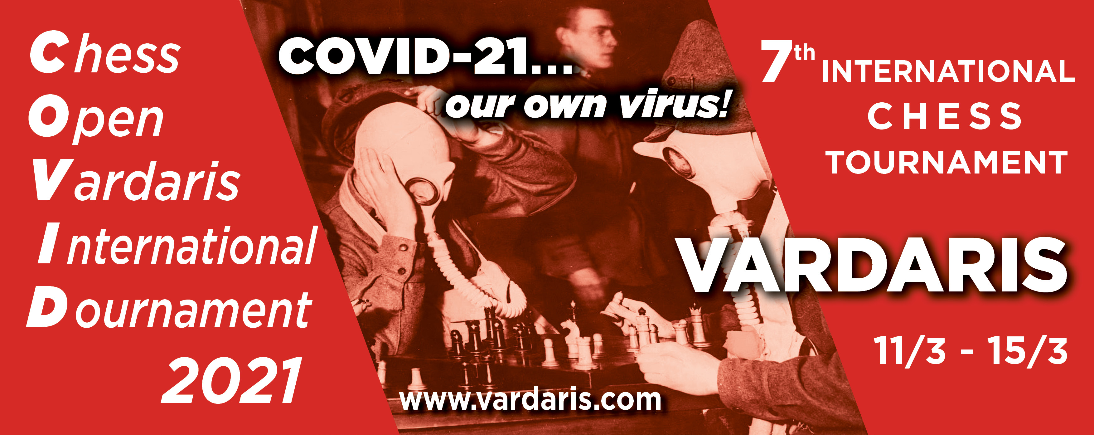 Announcement for the 7th International Chess Tournament "Vardaris"