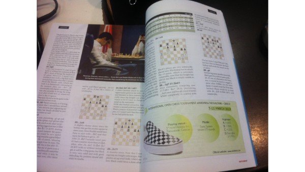 Ο "Βαρδάρης" στο περιοδικό "New In Chess"